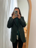 Blazer maschile spigato verde