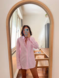 Combo pareo + camicia Lacoste • rosa
