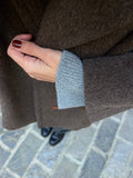 Cappotto corto marrone