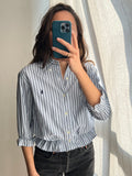 Camicia Gilbi Ralph Lauren righe bianco-azzurro-blu