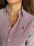 Camicia Ralph Lauren righe vinaccia