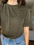 T-shirt luccicante verde