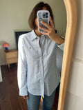 Camicia Ralph Lauren righine azzurre 2
