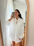 Combo pareo + camicia Ralph Lauren • fiorellini e bianco