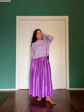 Set gonna + maglione • lilla e viola