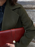 Cappotto sartoriale verde militare