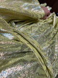 PRE ORDINE • Abito con cintura zebrato lime