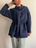 Giacca di cotone blu