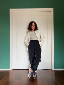 Pantalone cargo nero