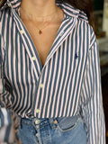 Camicia Ralph Lauren righe base bianca