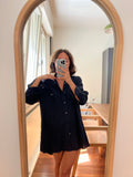 Combo pareo + camicia Lacoste • nero e beige