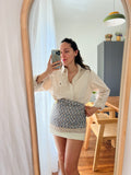 Combo pareo + camicia Ralph Lauren • beige e azzurro 2