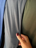 Pantalone a zampa a costine grigio