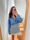 Combo pareo + camicia Ralph Lauren • azzurro scuro e azzurro chiaro