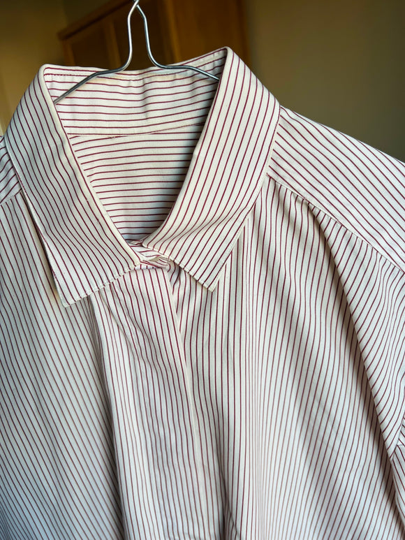 Camicia righe vinaccia