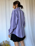 Camicia a righe lilla