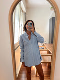 Combo pareo + camicia Ralph Lauren • azzurro righe bianche
