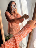Camicia indiana modello maschile M/L salmone