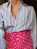 Combo pareo + camicia Ralph Lauren • fuxia + multicolor