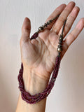 Collana perline vinaccia