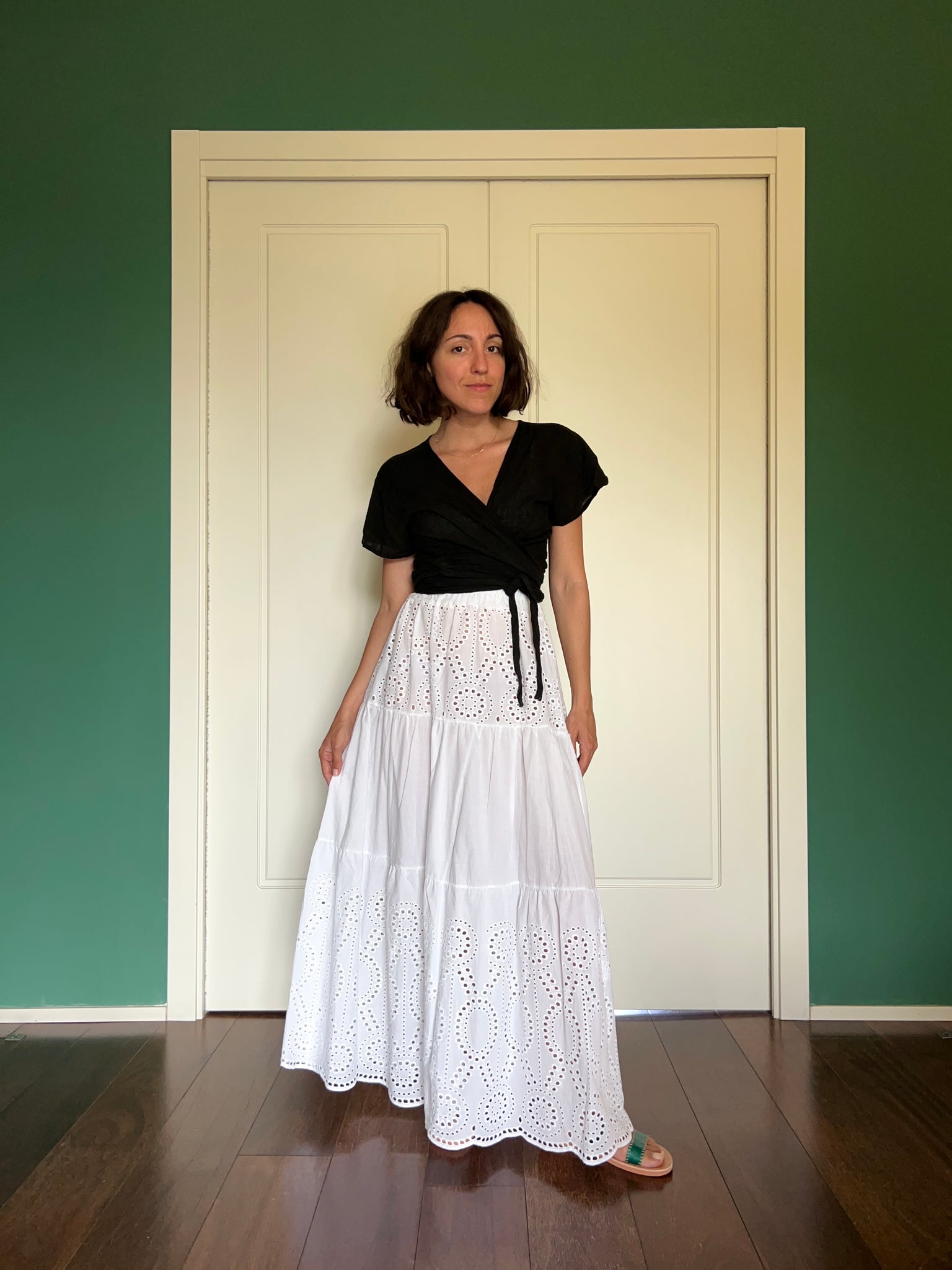 Gonna In Sangallo Gonna Lunga Sangallo Bianca