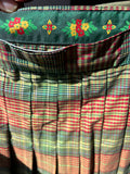 Gonna tartan a pieghe