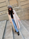 Cappotto sartoriale panna