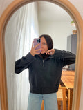 PRE ORDINE • Maglione polo mezza zip • vari colori
