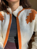 Cardigan foglie