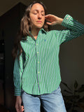 Camicia Ralph Lauren verde a righe