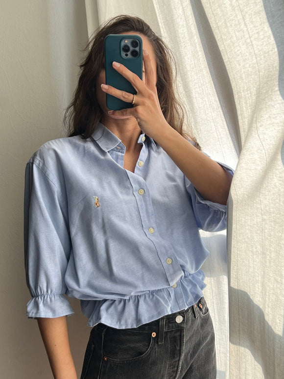 Camicia Gilbi Ralph Lauren azzurrina