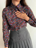 Camicia anni 70 a fiorellini