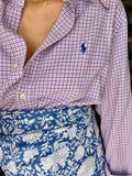 Combo pareo + camicia Ralph Lauren • blu e rosa