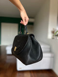 Borsa semirigida pelle martellata