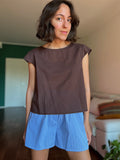 Maglietta marrone scuro