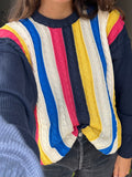 Maglione multicolor colori freddi