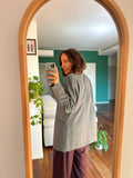 Blazer spigato grigio