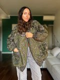 Bomber sartoriale bandana verde