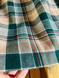 Mini gonna tartan verde