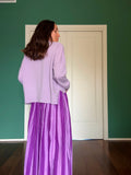 Set gonna + maglione • lilla e viola