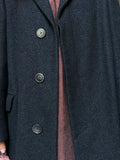 Cappotto maschile grigio scuro