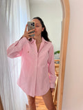 Combo pareo + camicia Ralph Lauren • fiori grandi e rosa