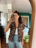 Camicia di seta a fiori Blunauta