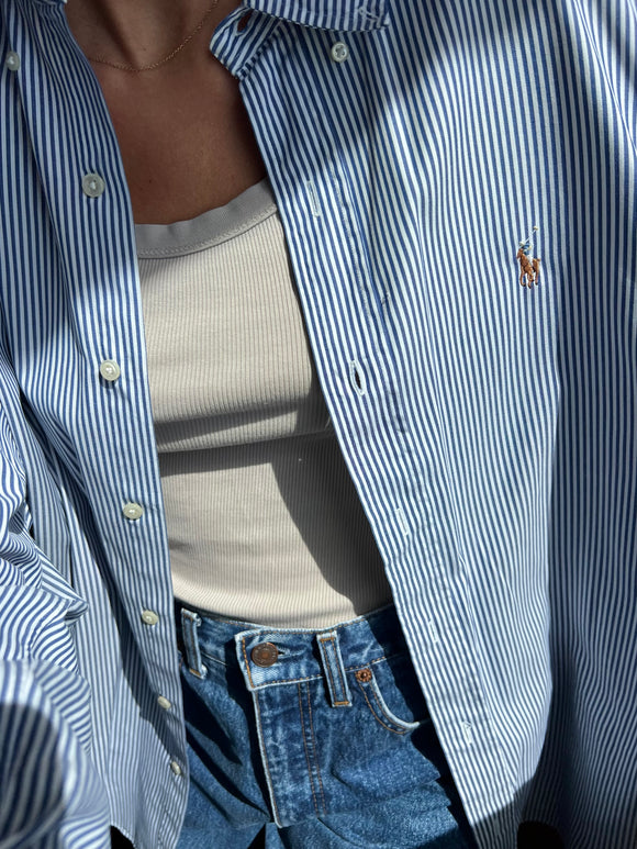 Camicia Ralph Lauren righe blu