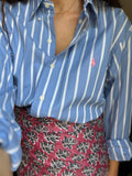 Combo pareo + camicia Ralph Lauren • azzurro e rosa 1