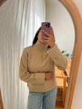 PRE ORDINE • Maglione polo mezza zip • vari colori