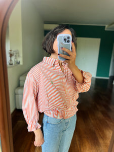 Camicia Gilbi Ralph Lauren righe arancioni