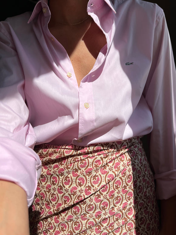 Combo pareo + camicia Lacoste • rosa