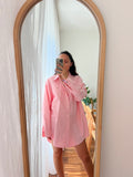 Combo pareo + camicia Ralph Lauren • fiorellini e rosa