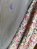 Combo pareo + camicia Ralph Lauren • righe e fiorellini con lilla